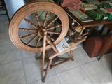Spinning wheel.