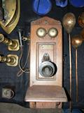 Wesco Supply (St. Louis) oak wall telephone