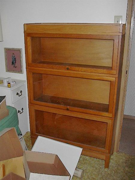 Another oak lawyers cabinet.