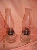 Antique oil lamps