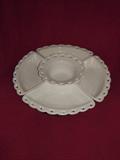 USA Pottery open lace with lazy susan