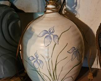 Beautiful iris lamp