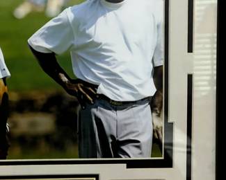 Tiger Woods and Michael Jordan playing golf together