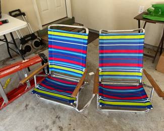 Beach chairs