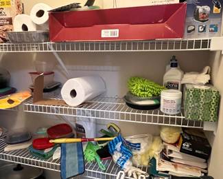 Pantry items and cleaners