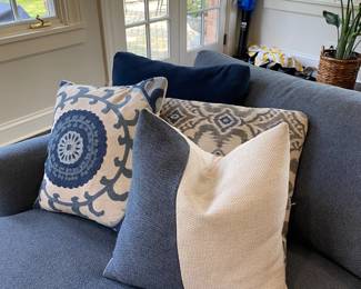 Throw pillows $35 each - down filled