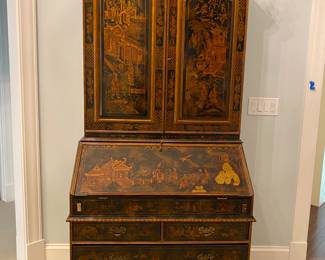 Chinoiserie Secretary 39" W x 25" D x 85" H $2200 