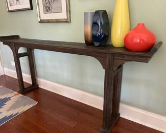 Asian Console Table - Ballard Design 82" x 12" x 33" H $350