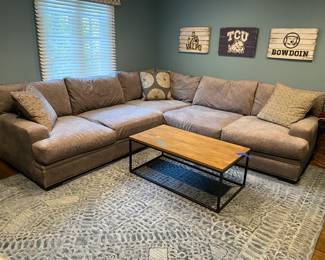 Beyond Comfortable Sofa 116" x 116" X 47" D x 36" H $650