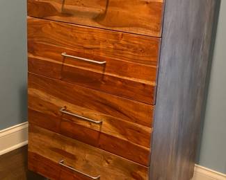 4 Drawer Highboy Dresser 28" W x 20.5" D x 46"H $300