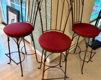 Charleston Forge barstools 3