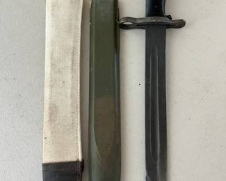 M 1 Garand Bayonet AFS (American Fork Hoe) WWII
