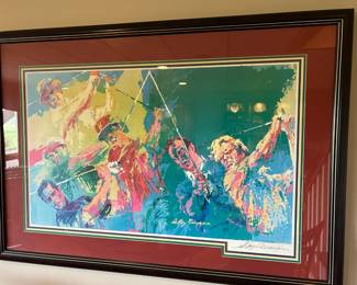"Legends of Gold" Lithograph signed by Leroy Neiman 1997