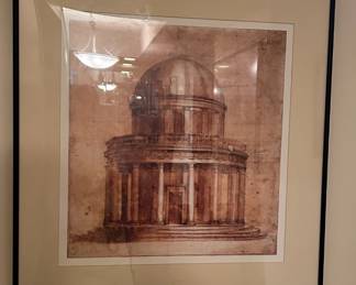 Framed Artwork La Temple, Donato Bramante