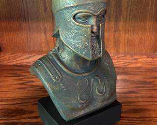 Bust of Greek Spartan Warrior