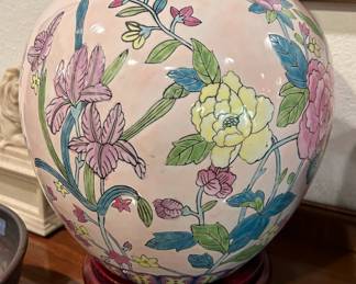Large Pink Ginger Jar