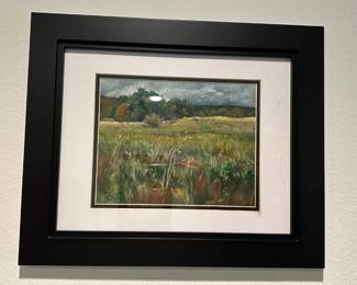 Framed Artwork: Grass Meadow 