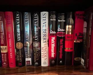 Book Library: Frank Lloyd Wright, Steve Berry, Mark Winegardner