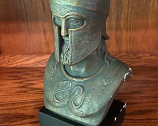 Bust of Greek Spartan Warrior