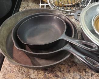 Cast iron pans