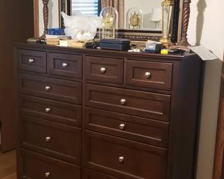 Dresser with mirror