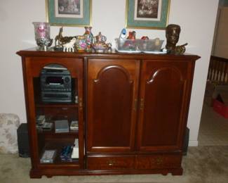entertainment center & misc