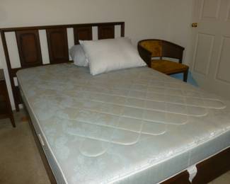 matching headboard & nice full mattress set