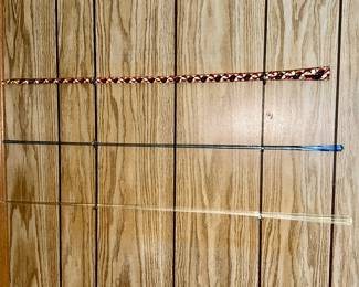 CANES ! The Blue Cane and Clear Cane are LABINO and are both signed and and dated 