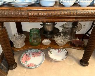 lovely Quarter Sawn Oak Desk Table 