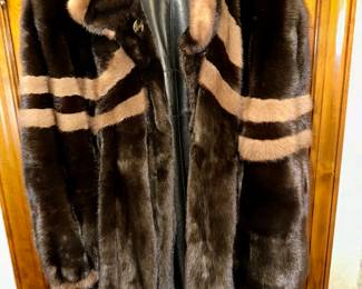 Fur Coat in fine shape - this is reversible 