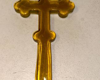 RARE Labino custom order Orthodox Cross signed 1985