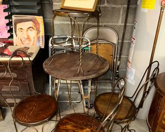 Ice Cream Set Antique 