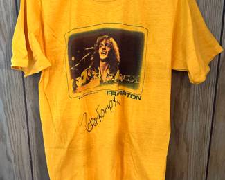 Peter Frampton Signed Shirt 1977 circa 