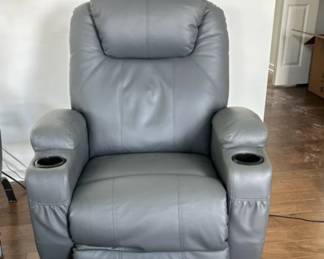 Leather Recliner Front