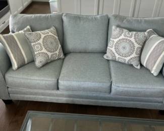 Grey White Sofa
