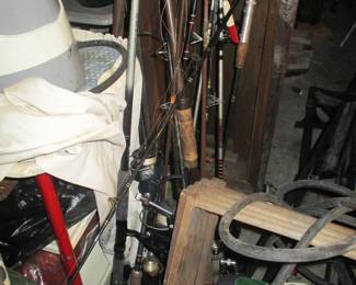 fishing poles