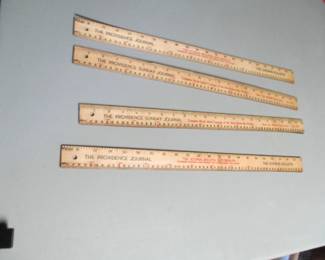 rare Providence journal rulers