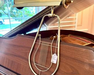 $28; brass piano lamp