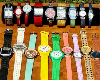 Many watches for sale starting at $8. Shop the sale in person for this collection.