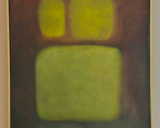 $350; Norfolk artists Fay Zetlin original painting titled “Sisyphus”; 23x33