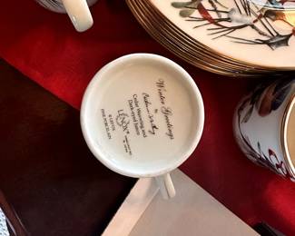 Lenox Winters Greeting Plates 1995 By Artist Catherine McClung