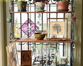 Gorgeous Cottage Core Bakers Rack