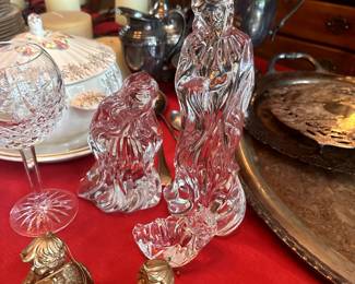 Lenox Fine Crystal Birth of Jesus Nativity Set