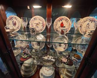 American Drew Lighted China Cabinet