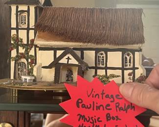 Vintage Pauline Ralph Music Box Handmade in England