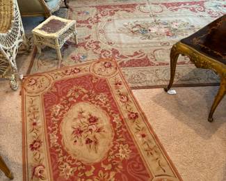 French Aubusson rugs