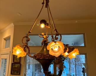 Beautiful French light fixture.