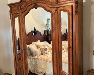 3 door French Armoire