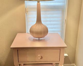 Pink nightstand