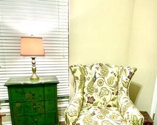 King Hickory wingback chair